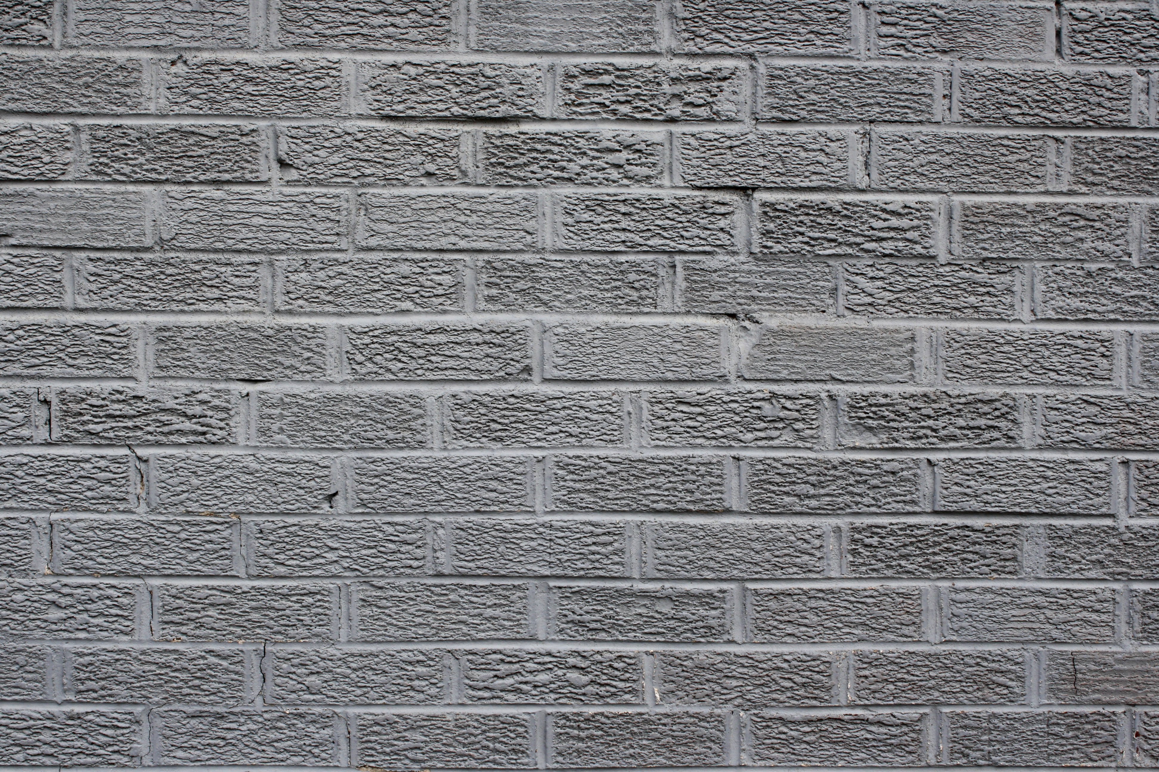 Gray Brick Wall Texture Picture, Free Photograph